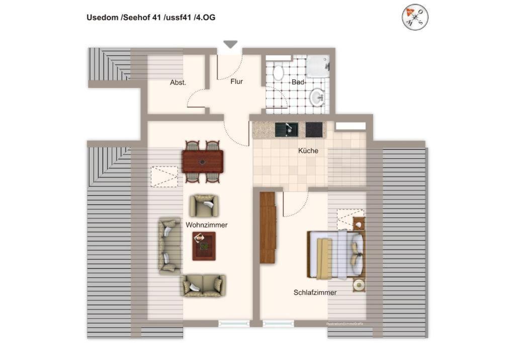 Seehof Seehof 41 Heringsdorf  Buitenkant foto